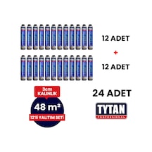 Poliüretan Isı Yalıtım Köpük Seti 24 Adetx870 Ml- 48 M2