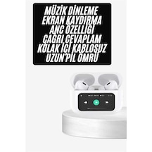 Dokunmatik Ekranlı Anc/enc Yeni Nesil Pro Bluetooth Kulaklık Dokunmatik Ekran - Lisinya