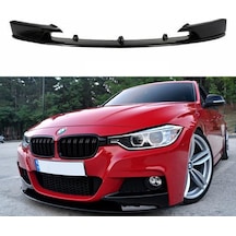 Bmw F30 M Technic Ön Lip Parlak Siyah Plastik Ön Ek Karlık 2012 - 2018 Karlık+bodykit+ek