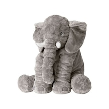 Yumuşak Peluş Fil Oyuncak Ikea Gri Fil 60 Cm Gri Fil Çocuk Oyunca