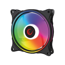 Glare F50 38cfm 1200rpm 12cm 3p+4p Molex Soketli Siyah Kasa Fanı