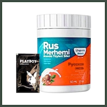 Bezos Playboy Turquoise Ceviz & Ceviz Sütü Rus Merhemi 50 Ml Tüylere Krem + Yanında Jel Nhr