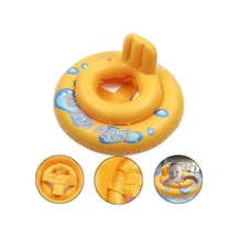 Bebek Anti Geriye Yüzme Koltuğu Bebek Şişme Yüzme Simidi, : İç Halka Çapı: 36cm Çok Renkli