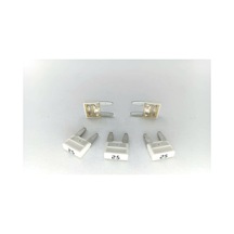 5 Adet 25A Beyaz Mini Bıçak Sigorta 25 Amper MTA