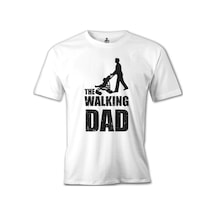 The Walking Dad Beyaz Erkek Tshirt