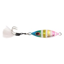 Ryuji Slow King 7,5cm 40gr Jig Yem Renk : Rainbow Zebra Glow