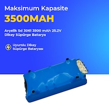Arçelik Sd 3061 3500 Mah 25.2v Dikey Süpürge Batarya