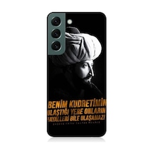 Samsung Galaxy S22 Uyumlu Fatih Sultan Mehmet Han Desenli Silikon Kılıf