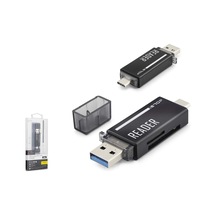 İetop Tc306ac Usb Type-c 3.2 Gen1 Sd Microsd Kart Okuyucu 5 Gbps Gri