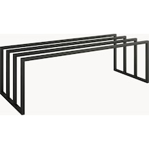 Bovi Metal Profil Ayakkabı Rafı Siyah Bovi Metal Profil Ayakkabı Rafı Siyah