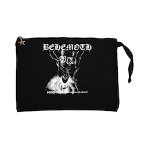 Behemoth Sventevith Siyah Clutch Astarlı Cüzdan / El Çantası Siyah