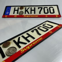 Dekor Araç Plakalığı '' " Desenli Oto Plakalık Plastik 2 Adet