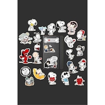 Snoopy Sticker Paketi/bullet Journal Defter Çıkartma Ajanda Laptop Etiket, 76541657484874 1