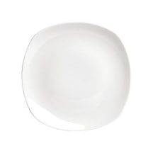 04a+p014855 Square Yemek Tabağı, Porselen Açık