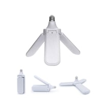 3 Kollu Pervane Modeli Beyaz Led Lamba Ampul 24w - E27 Bx40