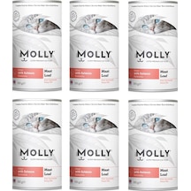Molly Kitten Somonlu Pate Ezme Yavru Kedi Konservesi 395 G X 6 Adet