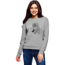 Anime Tokyo Ghoul Anteiku Baskılı Gri Kadın Sweatshirt (528296764)