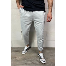 BsbSpor Erkek Bol Eşofman Altı Oversize Jogger Gri