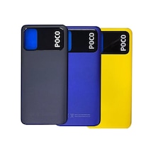 Xiaomi Pocophone M3 Arka Kapak Pil Batarya Kapağı Siyah