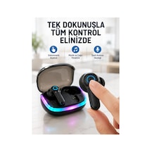 Bluetooth 5.4 Tws Kablosuz Kulaklık Quad Enc Mikrofonlu Rgb Şarj Kutulu Hd Ses Renk