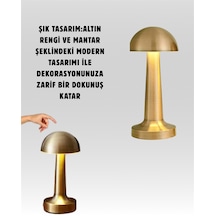 Şarjlı Dimmerli Led Masa Lambası 4-8 Saat Aydınlatma Yeni Nesil Diğer