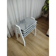 Buz Gri Mermer Desenli