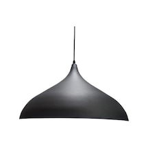 S Modern Acık Gri Içi Beyaz Metal Sarkıt Avize 45 Cm En Siyah