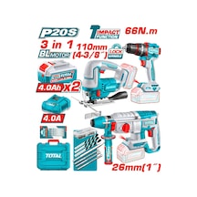 Total Avantaj 3 Lü Set - D.matkap & Kırıcı Delici & Dekupaj Tcklı203136e
