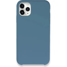Durukar Apple, Uyumlu iPhone 11 Pro Kılıf Lansman Legant Silikon - Açık Mavi