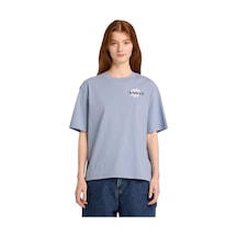 B0a5rxmb881-r Timberland Graphic Short Sleeve Tee Kadın T-shirt Mavi B0a5rxmb881-r Mavi