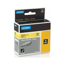 Dymo Rhino Pro Isıyla Küçülen Şerit 19Mm X 1.5M Sarı/Siyah 18058