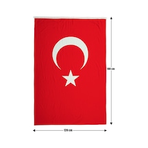 Türk Bayrağı 120x180 Alpaka Kumaş