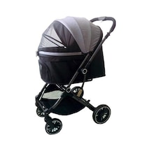 Eurodog - 246 - Katlanabilir Köpek Arabası Gri - Kmrsfres - 71x56,5x103 Cm