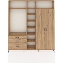 Arges Dolap 10 Raflı 3 Çekmeceli 2 Askılı 220x30x243 Çam-çam/çam Atlas Çam/atlas Çam Arges Dolap 10 Raflı 3 Çekmeceli 2 Askılı 220x30x243 Çam-çam/çam Atlas Çam/atlas Çam