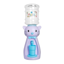 Funtik Toys Kedi Bardaklı Çocuk Su Sebili Lila - Mavi