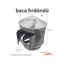 Soba Borusu Fırdöndü Rüzgar Aparatı Baca Şapka Fırdöndü Galveniz