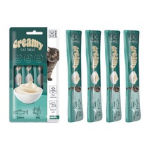 M-Pets Creamy Somon ve Sığır Etli Yetişkin Kedi Ödülü 4 x 15 G