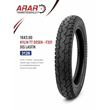 16x3.00 Kylın Tt Desen - F301 Dış Lastik-3126