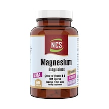 Zma Magnesium Bisglisinat Çinko Folic Acid Vitamin B 6 60 Tablet