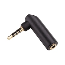 3.5Mm Stereo Uzatma L Tip 3 Boğum 4 Kutup 4 Pin 90 Derece