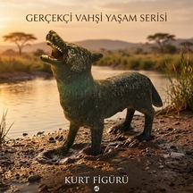 Yumuşak Soft Sesli Vahşi Hayvanlar Dünyası 27 Cm - Kurt Lisinya