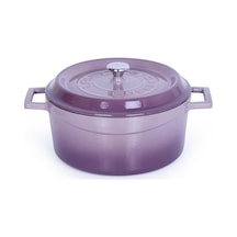 Lava Yuvarlak Tencere -Çap 28 CM. Mor