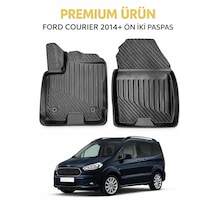 Ford Courier 2014+ Panelvan Ön İki İle Uyumlu 3d Oto Paspas Premium