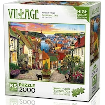 Ks Games 2000 Parça Liman Köyü Puzzle