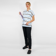 Zigzag Desenli Terikoton Alt Üst Takım