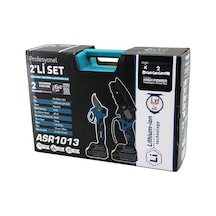 Profesyonel Asr-1013 2 Parça Set Budama Dal Kesme Testere & Bağ Makası 18v 1500mah