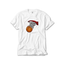 Basketball Hoop  Beyaz Tişört Beyaz