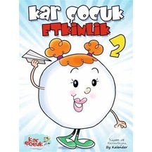 Kar Çocuk Etkinlik 2 Zeka Geliştirme Çiz, Yaz, Bul, Boya 3+ya...