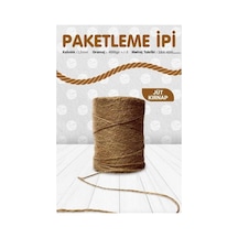 Doğal jüt ip Hasır Süsleme İpi Paketleme İpi Kendir Kırnap İpi 1.5 MM 400 G 400 M