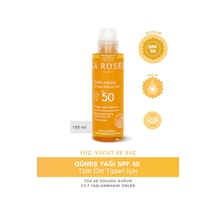 Yüksek Korumalı Güneş Koruyucu Yağ Organik Kayısı Yağı İçeren Spf 50 + 150 Ml